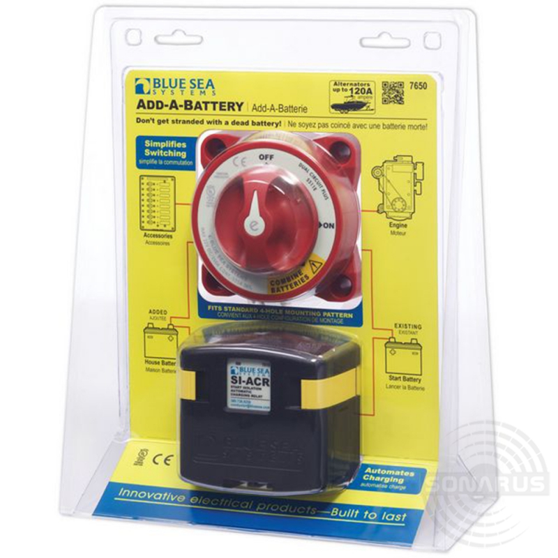 Blue Sea Mini Add-A-Battery Kit 7650