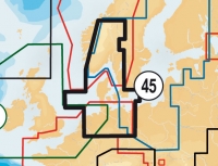 Карта для GPS картплоттера Navionics GOLD 45XG